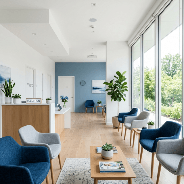 Interior de clínica moderna